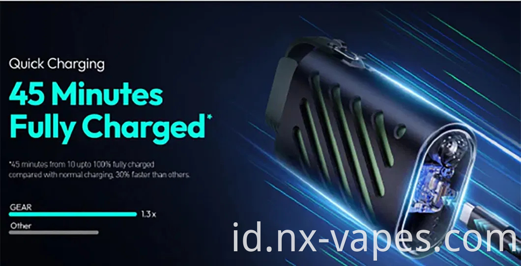 20ml cairan vozol gear sekali pakai 10000 puff vape pena